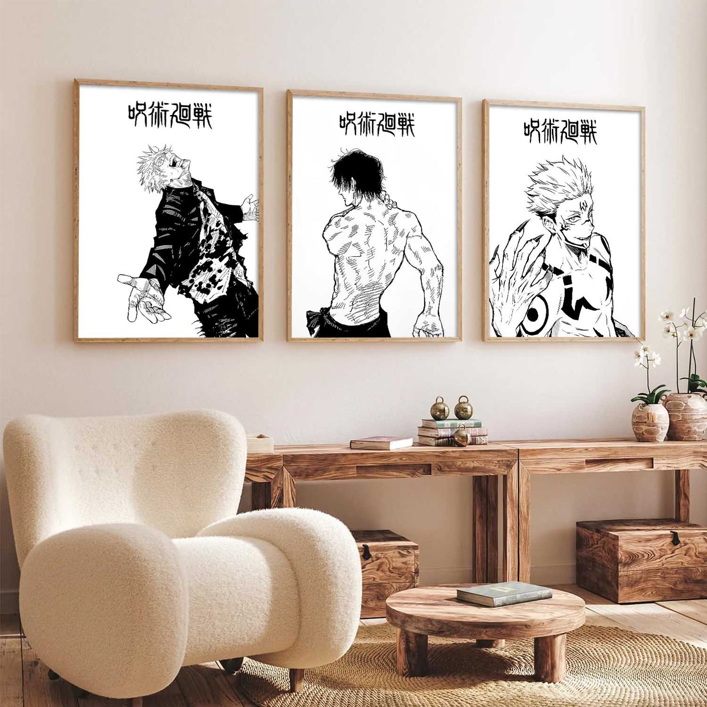 Japanese  Anime Wall Art Paintings for Living Room Bedroom