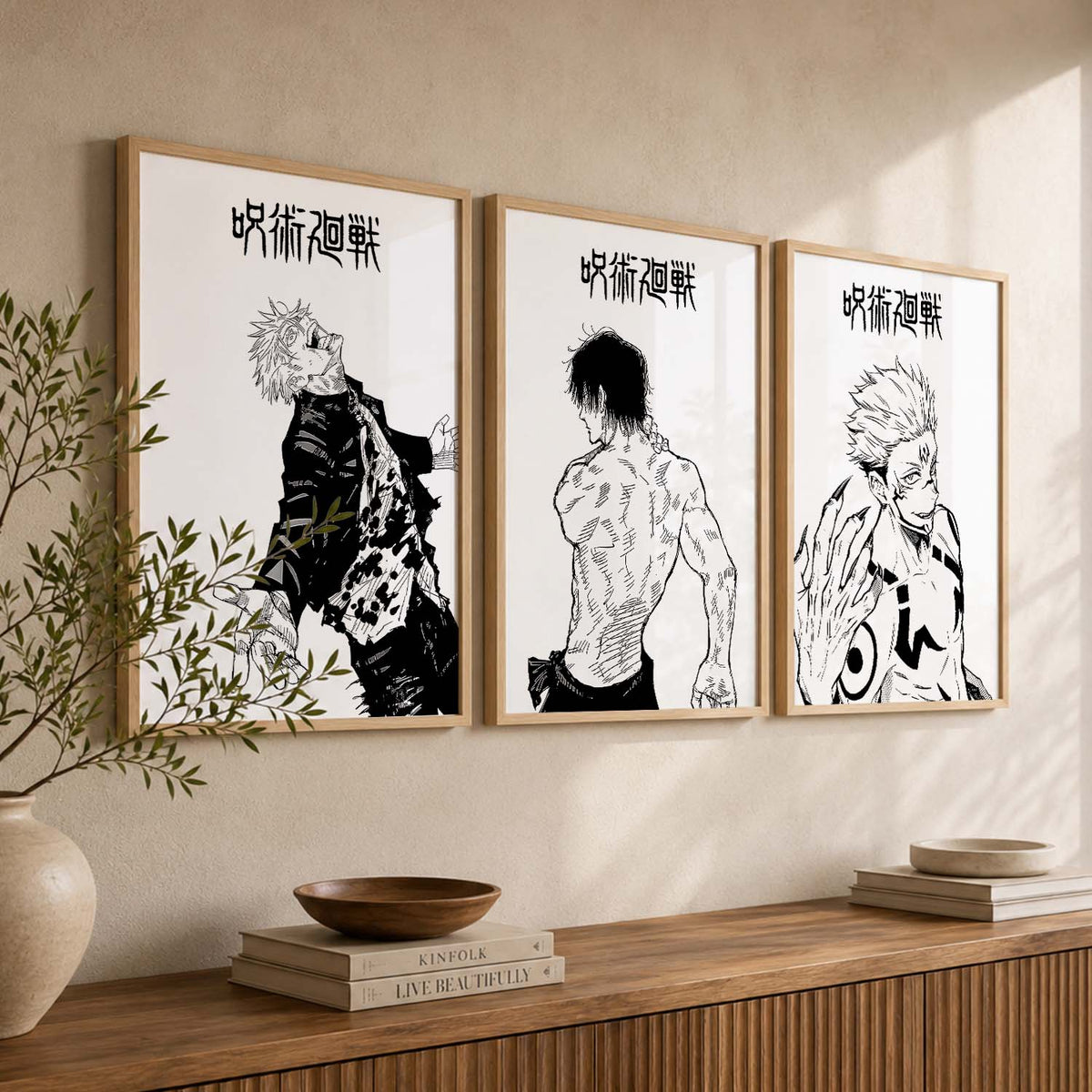 Japanese  Anime Wall Art Paintings for Living Room Bedroom