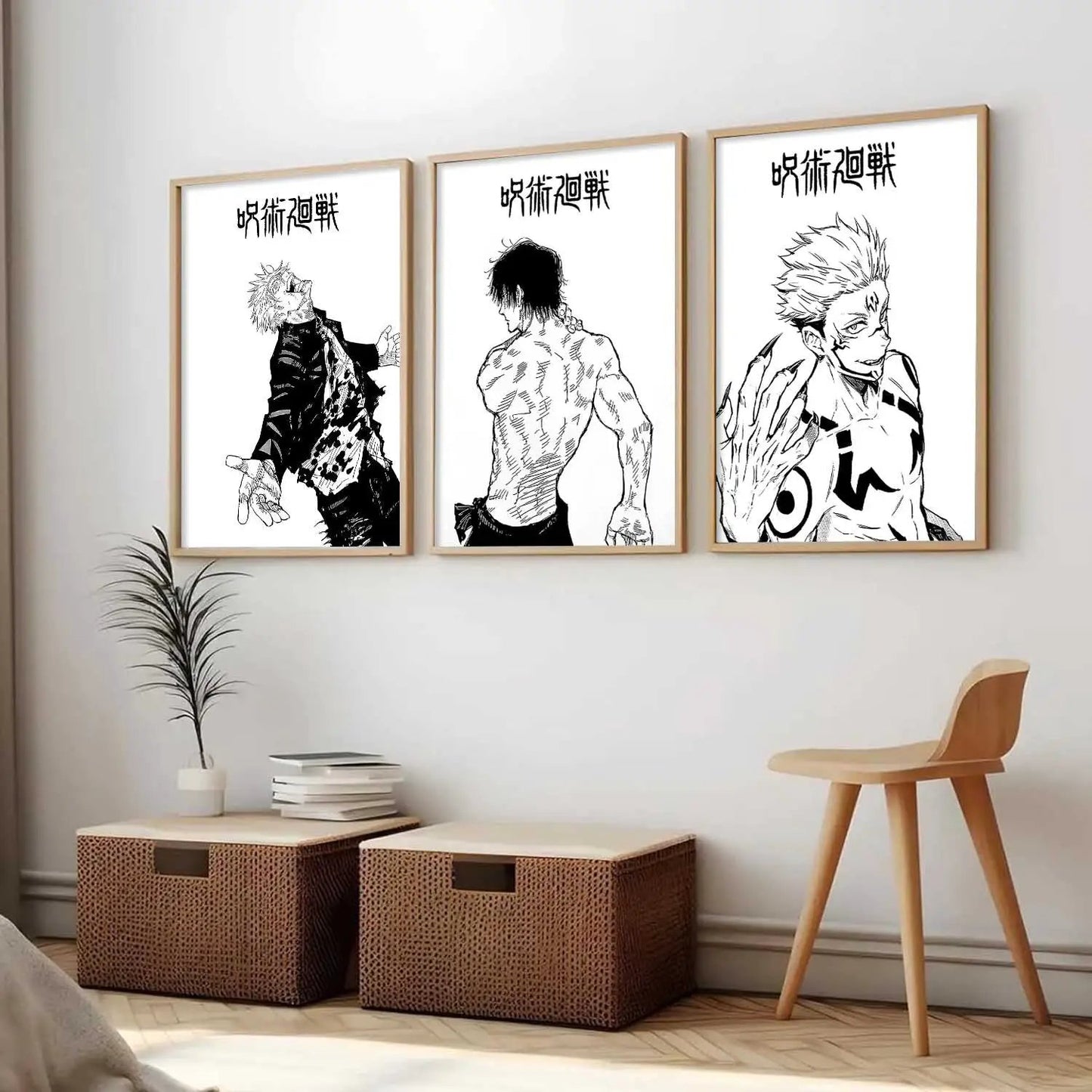 Japanese  Anime Wall Art Paintings for Living Room Bedroom