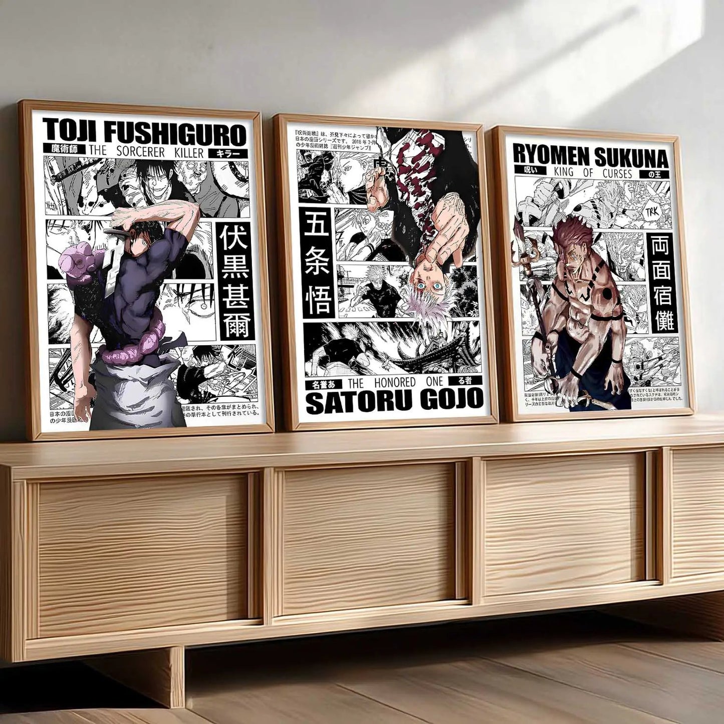 Japanese Aesthetic Anime Wall Art Paintings for Living Room Bedroom
