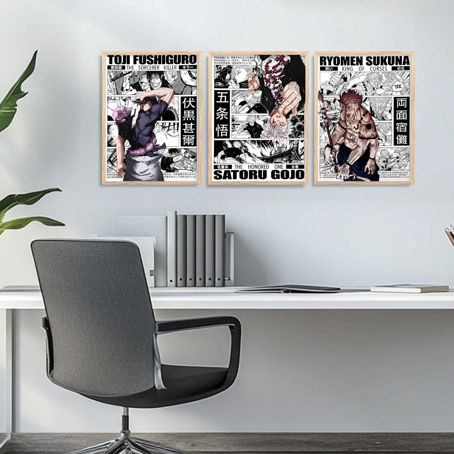 Japanese Aesthetic Anime Wall Art Paintings for Living Room Bedroom