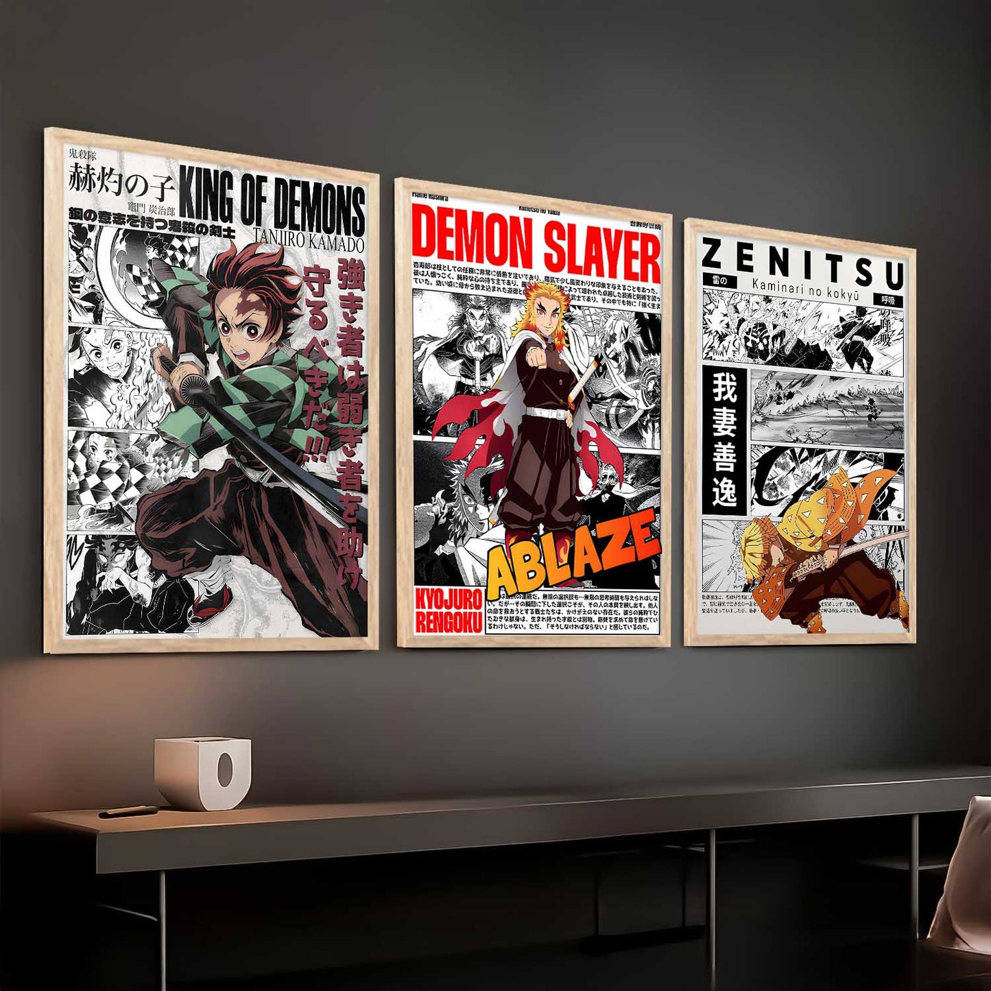 Japanese Anime Wall Art Paintings for Living Room Bedroom