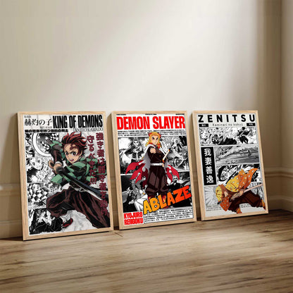 Japanese Anime Wall Art Paintings for Living Room Bedroom