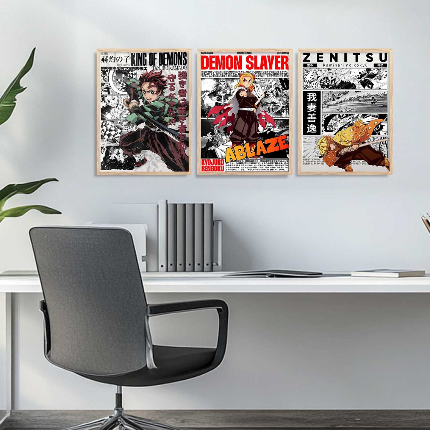 Japanese Anime Wall Art Paintings for Living Room Bedroom