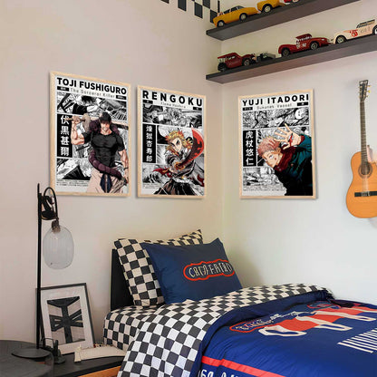 Japanese Anime Wall Art Paintings for Living Room Bedroom