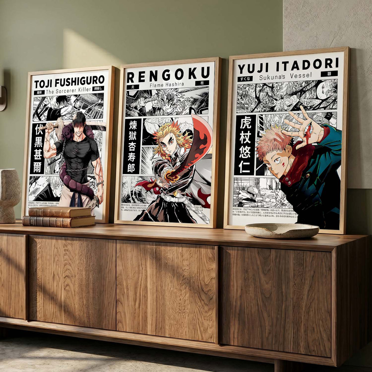 Japanese Anime Wall Art Paintings for Living Room Bedroom