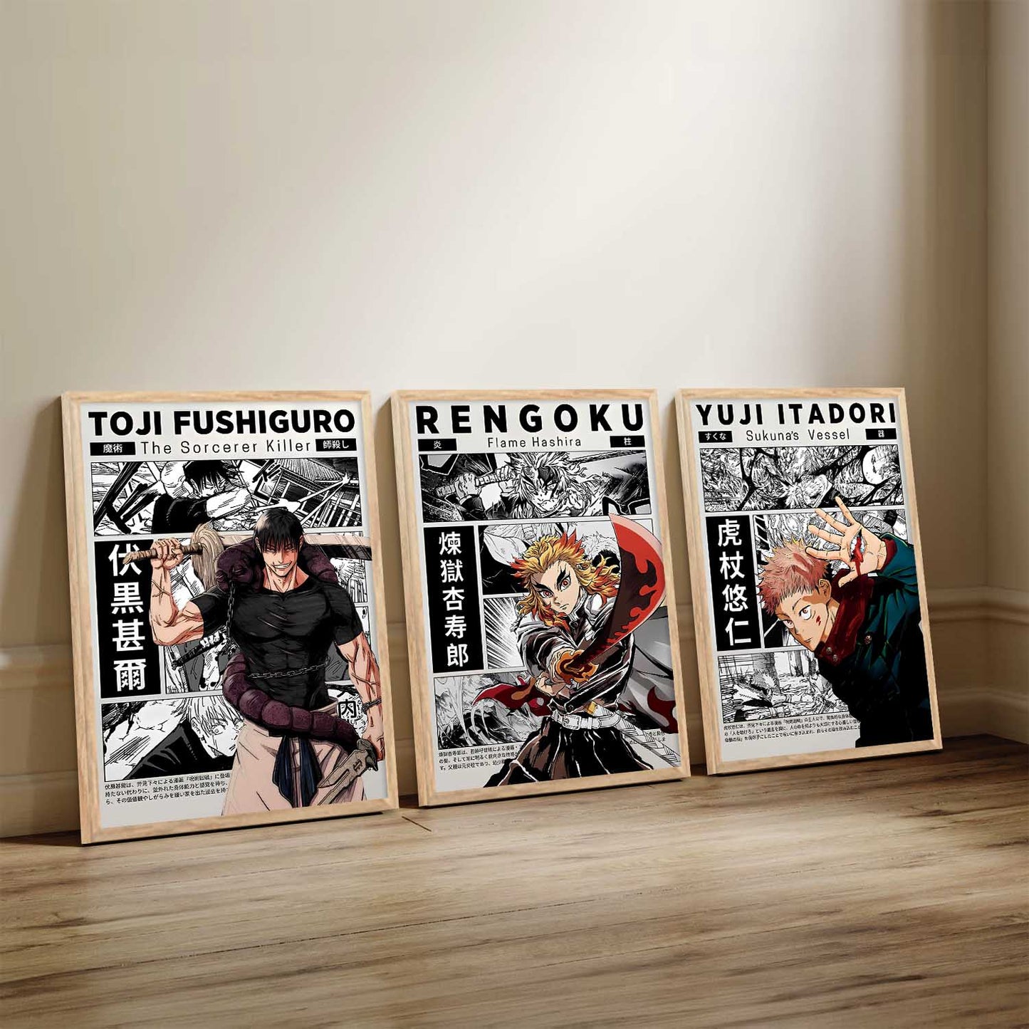 Japanese Anime Wall Art Paintings for Living Room Bedroom