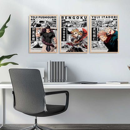 Japanese Anime Wall Art Paintings for Living Room Bedroom