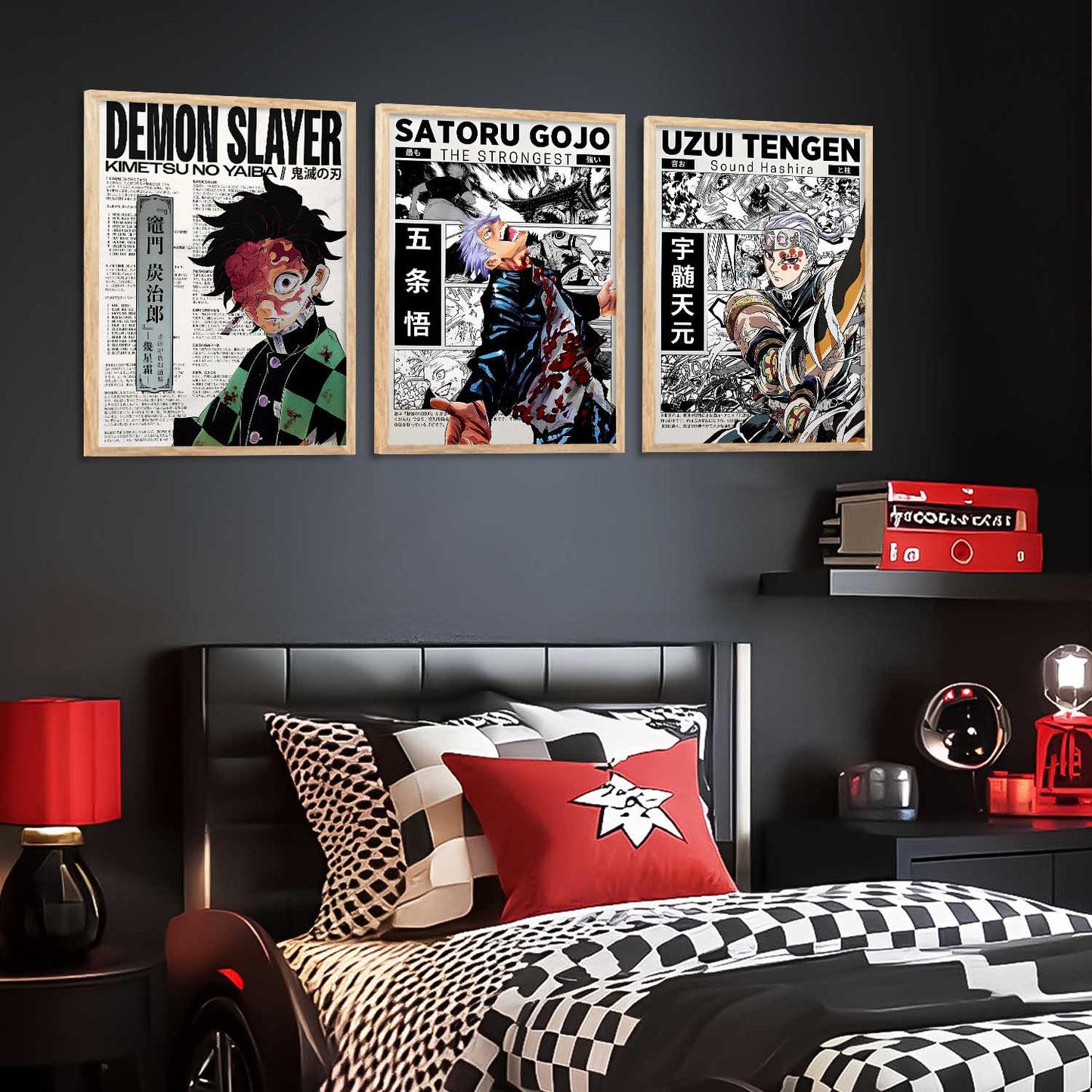 Japanese Anime Wall Art Paintings for Living Room Bedroom