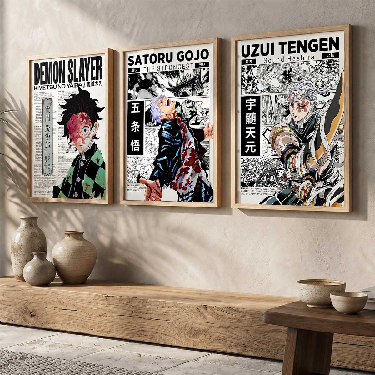 Japanese Anime Wall Art Paintings for Living Room Bedroom