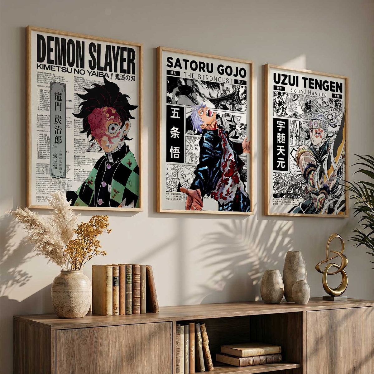 Japanese Anime Wall Art Paintings for Living Room Bedroom