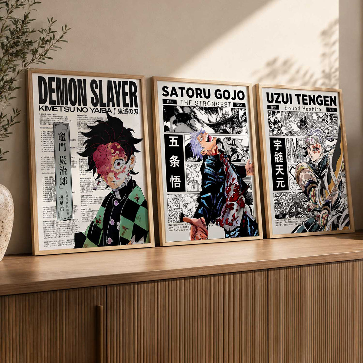 Japanese Anime Wall Art Paintings for Living Room Bedroom