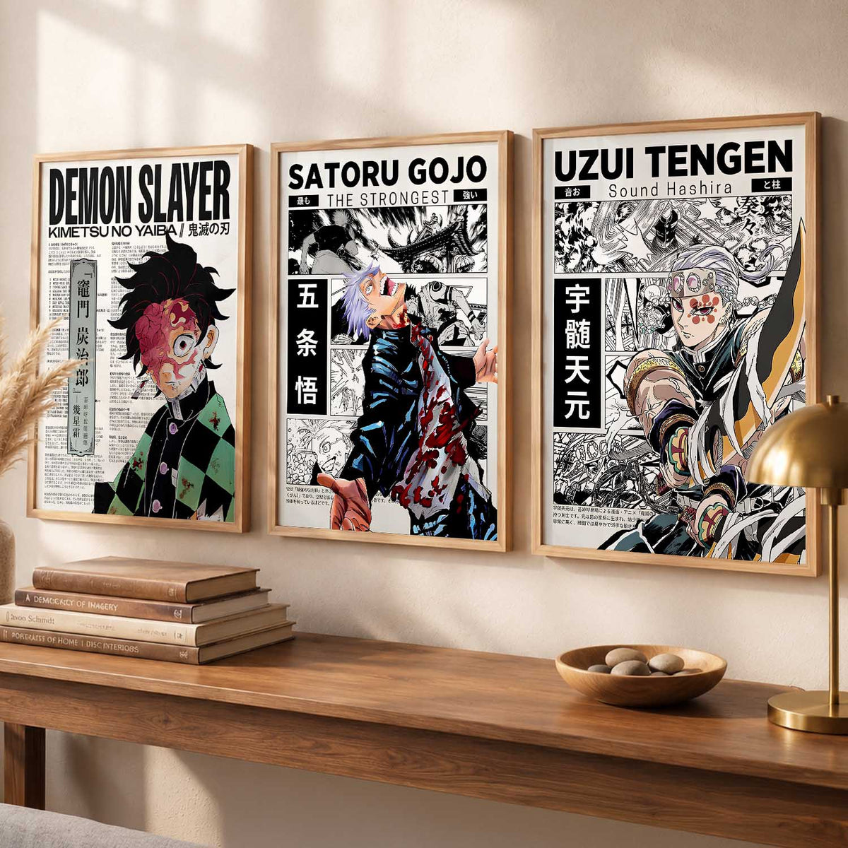 Japanese Anime Wall Art Paintings for Living Room Bedroom