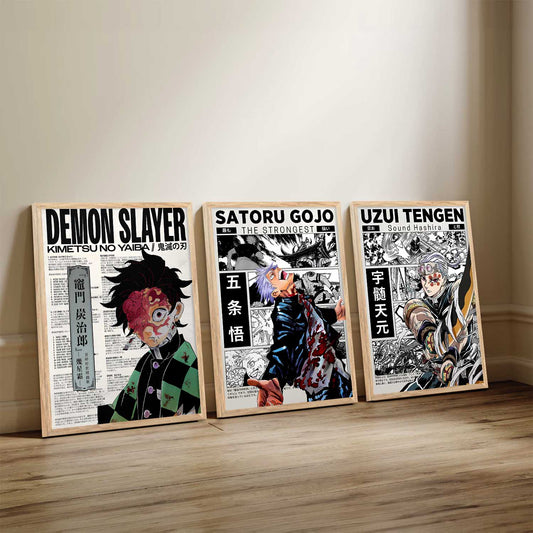 Japanese Anime Wall Art Paintings for Living Room Bedroom