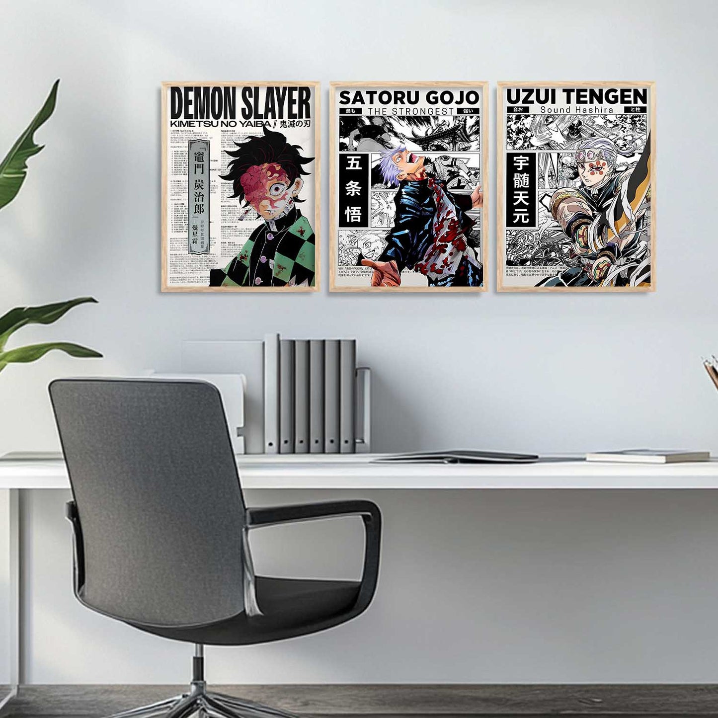 Japanese Anime Wall Art Paintings for Living Room Bedroom