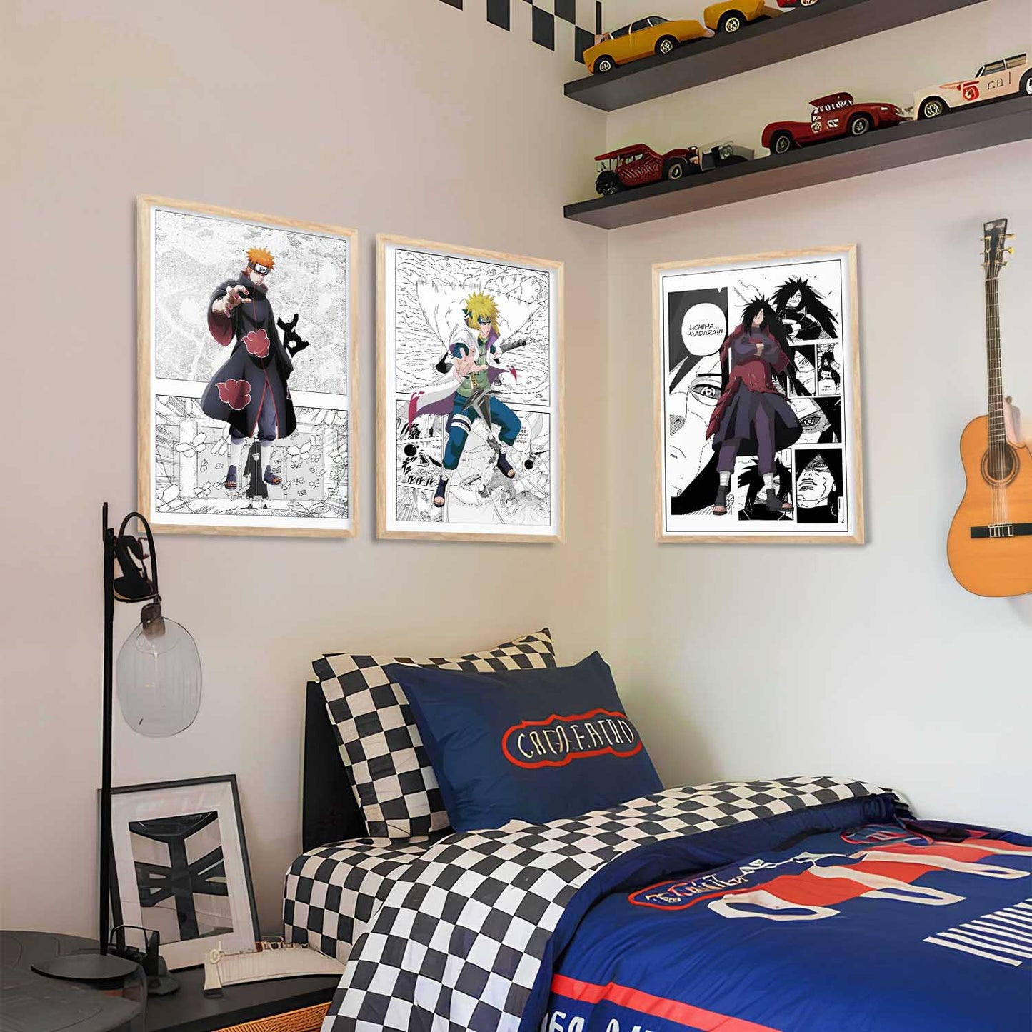 Aesthetic  Japanese Anime Wall Art Paintings for Living Room Bedroom