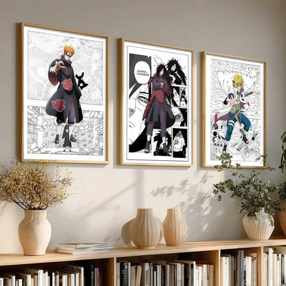 Aesthetic  Japanese Anime Wall Art Paintings for Living Room Bedroom