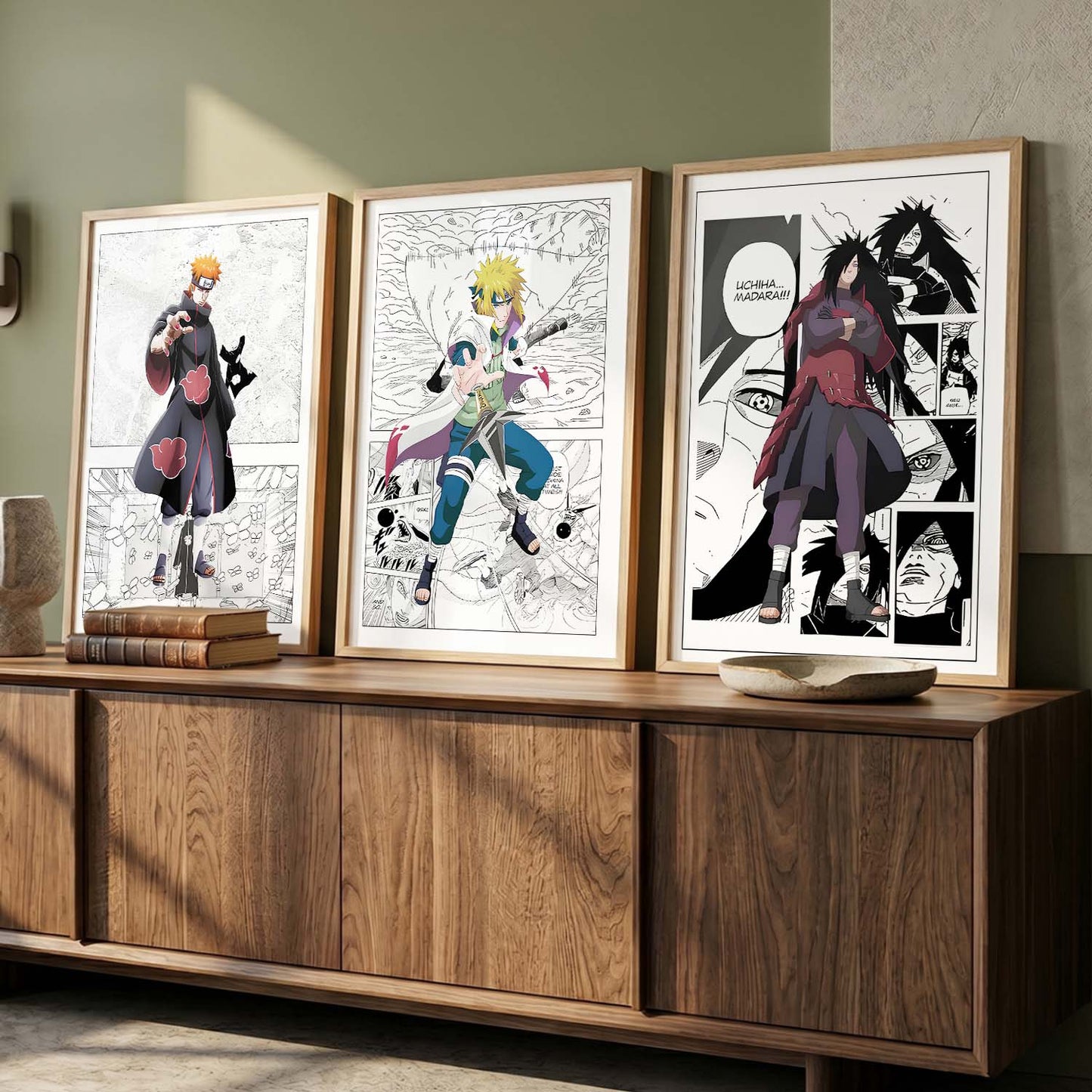 Aesthetic  Japanese Anime Wall Art Paintings for Living Room Bedroom