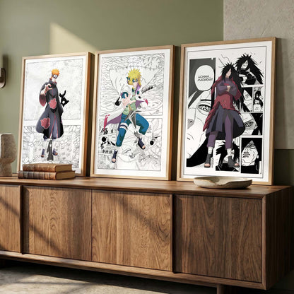 Aesthetic  Japanese Anime Wall Art Paintings for Living Room Bedroom