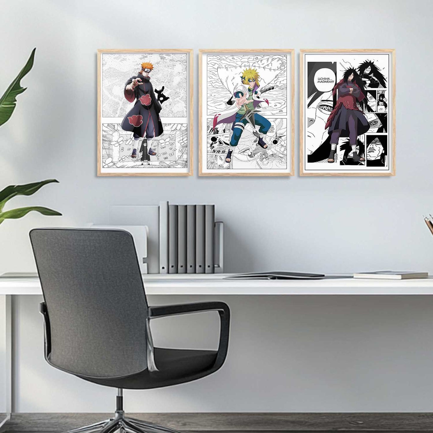 Aesthetic  Japanese Anime Wall Art Paintings for Living Room Bedroom