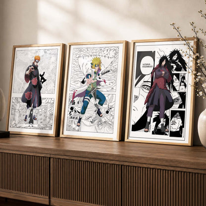 Aesthetic  Japanese Anime Wall Art Paintings for Living Room Bedroom