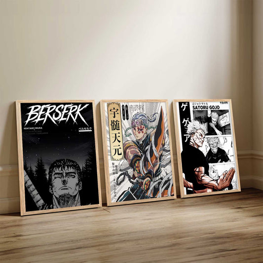 Aesthetic Japanese Anime Wall Art Paintings for Living Room Bedroom