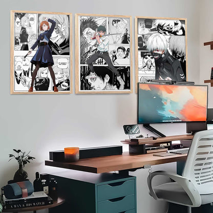 Japanese Anime Wall Art Paintings for Living Room Bedroom