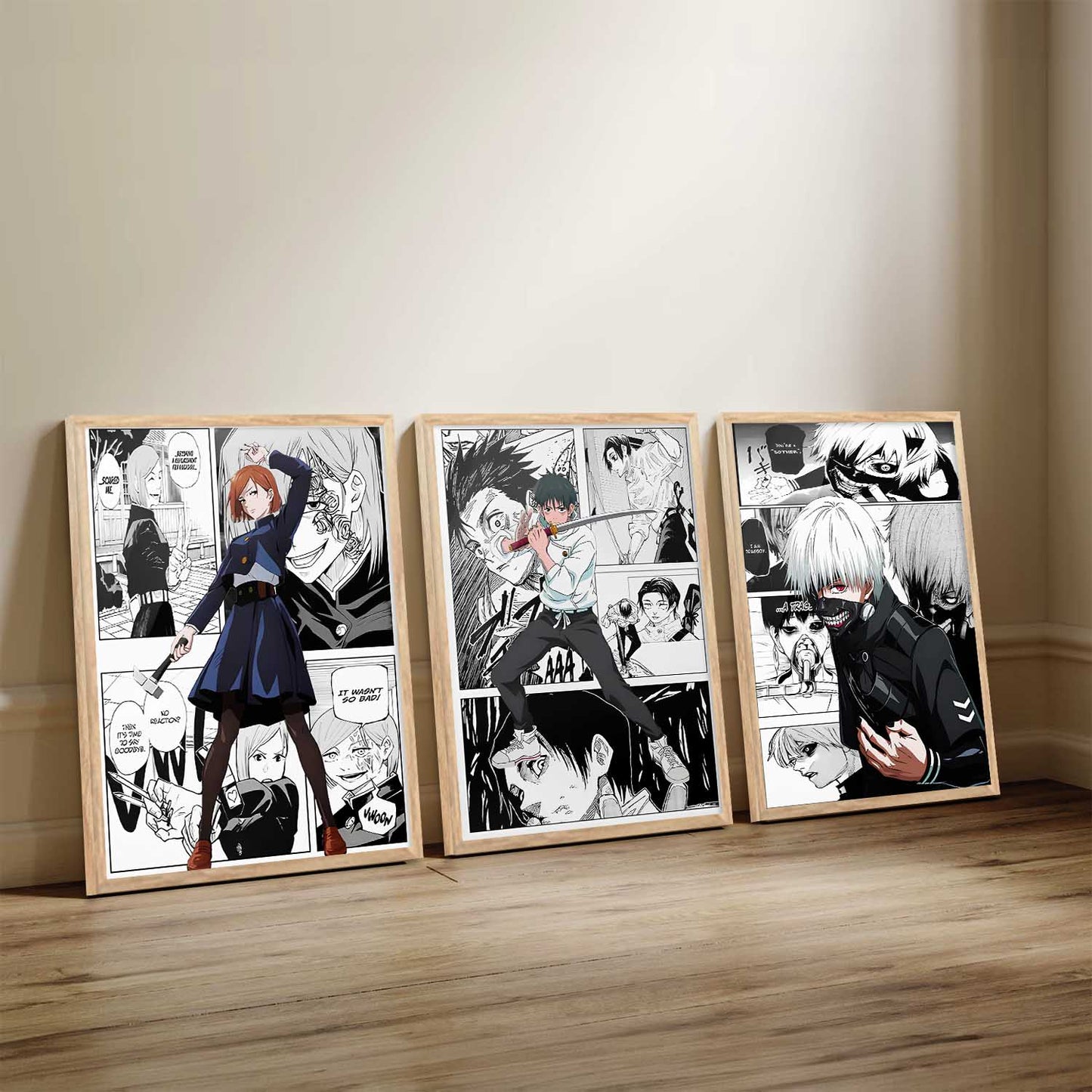 Japanese Anime Wall Art Paintings for Living Room Bedroom