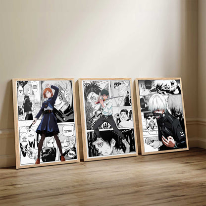 Japanese Anime Wall Art Paintings for Living Room Bedroom