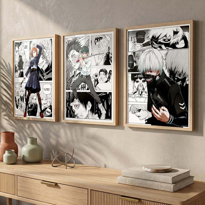 Japanese Anime Wall Art Paintings for Living Room Bedroom