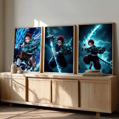 Japanese Anime Wall Art Paintings for Living Room Bedroom