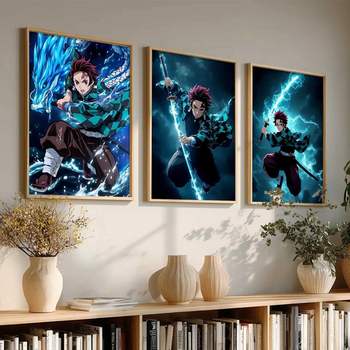 Japanese Anime Wall Art Paintings for Living Room Bedroom