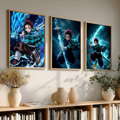 Japanese Anime Wall Art Paintings for Living Room Bedroom