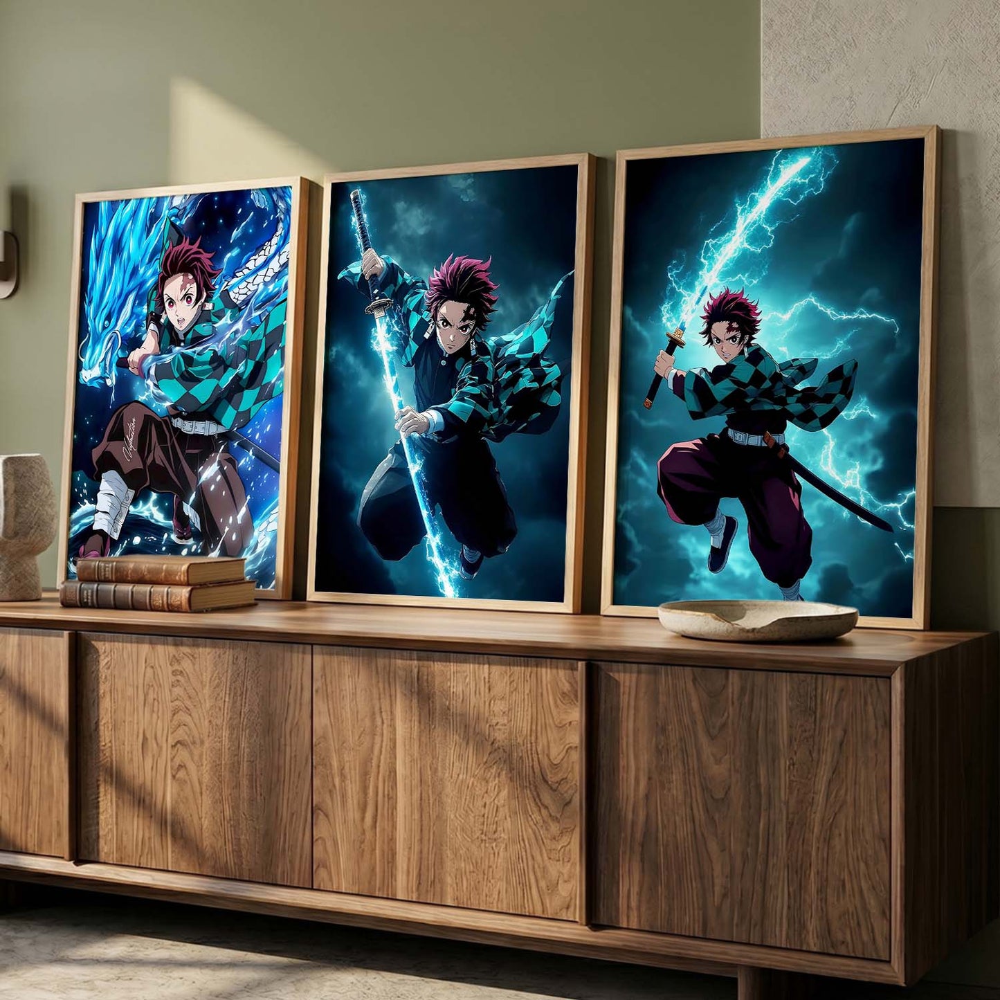 Japanese Anime Wall Art Paintings for Living Room Bedroom