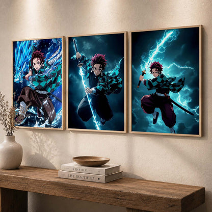 Japanese Anime Wall Art Paintings for Living Room Bedroom
