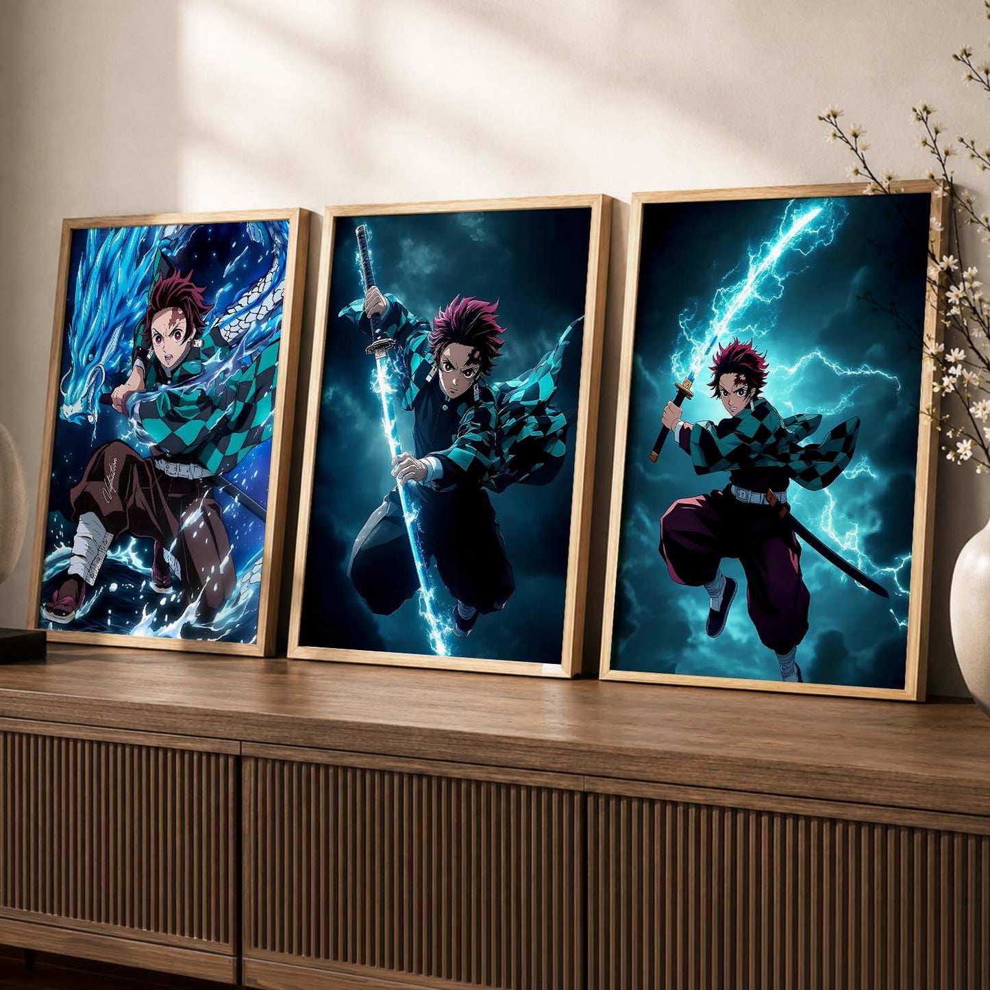 Japanese Anime Wall Art Paintings for Living Room Bedroom