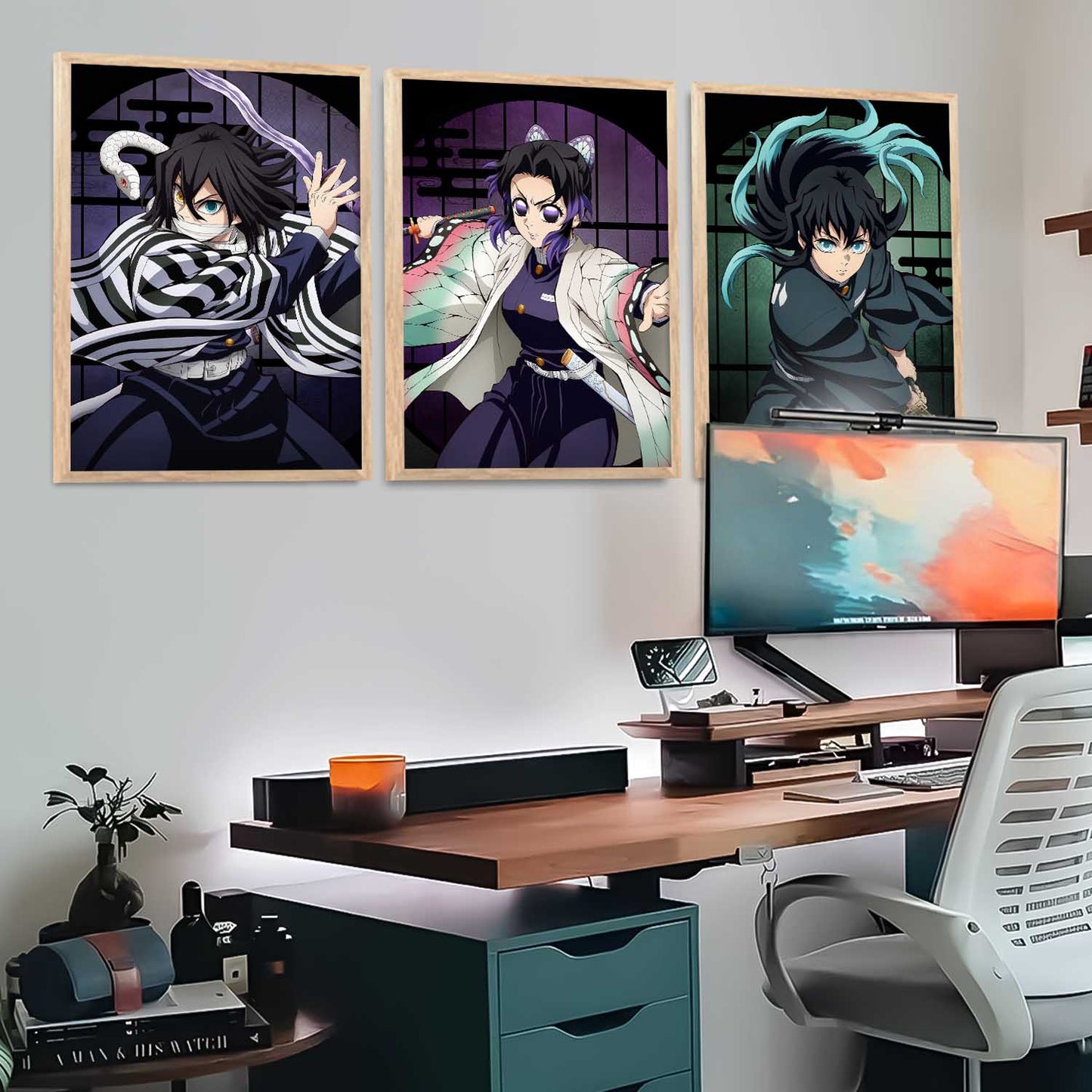 Japanese Anime Wall Art Paintings for Living Room Bedroom
