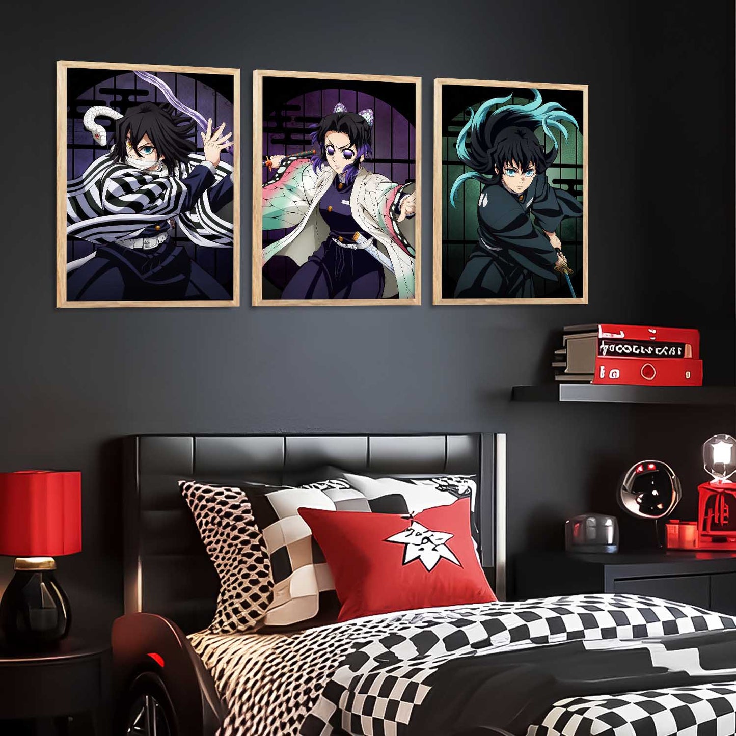 Japanese Anime Wall Art Paintings for Living Room Bedroom