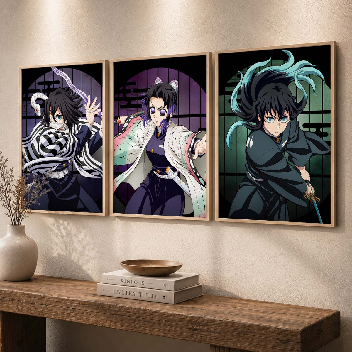 Japanese Anime Wall Art Paintings for Living Room Bedroom