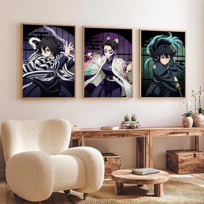 Japanese Anime Wall Art Paintings for Living Room Bedroom