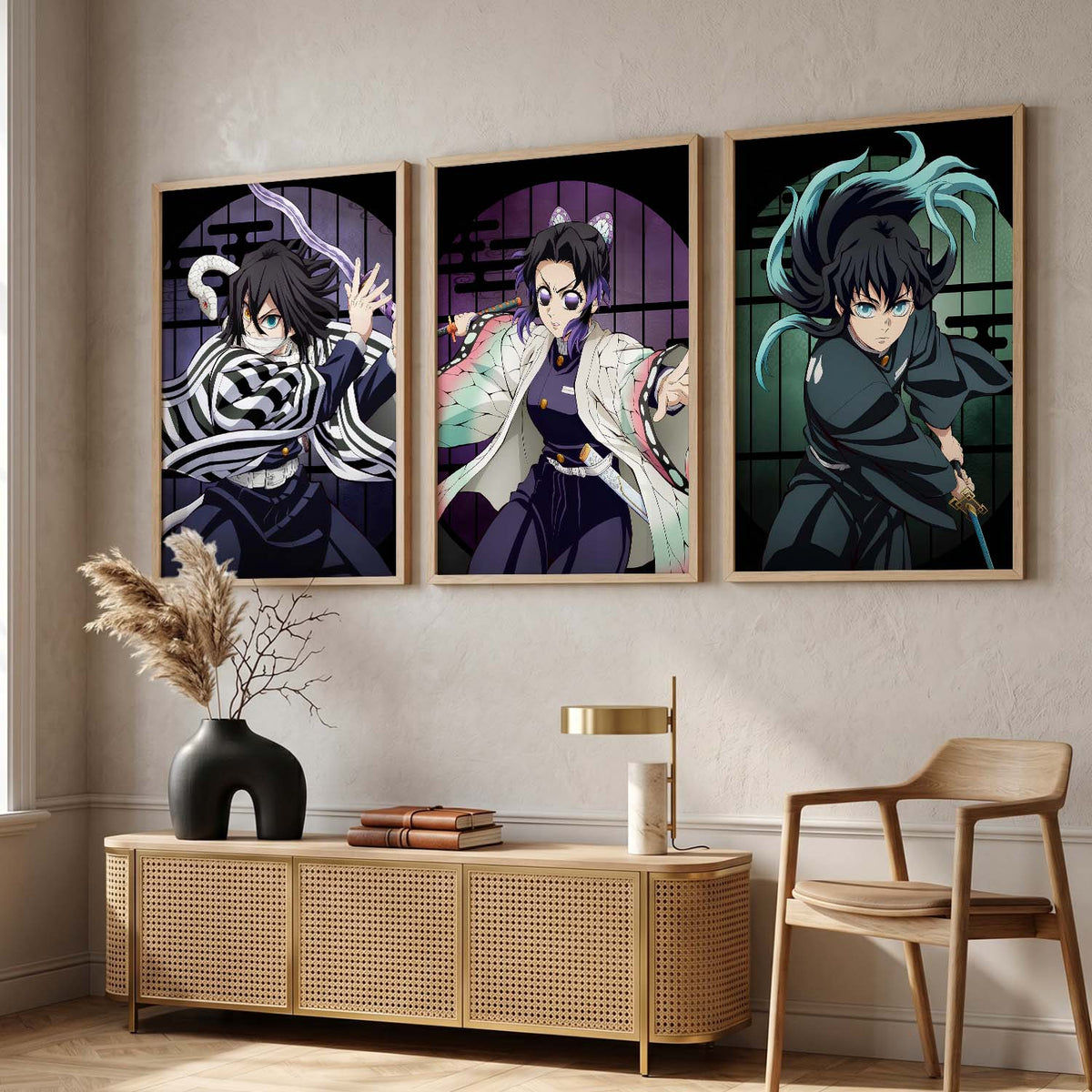 Japanese Anime Wall Art Paintings for Living Room Bedroom