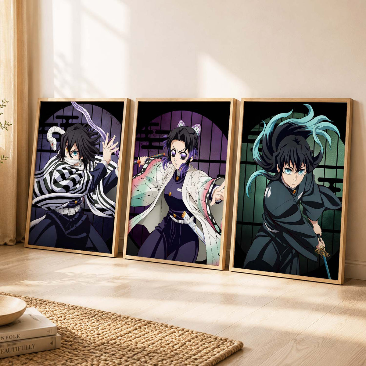Japanese Anime Wall Art Paintings for Living Room Bedroom