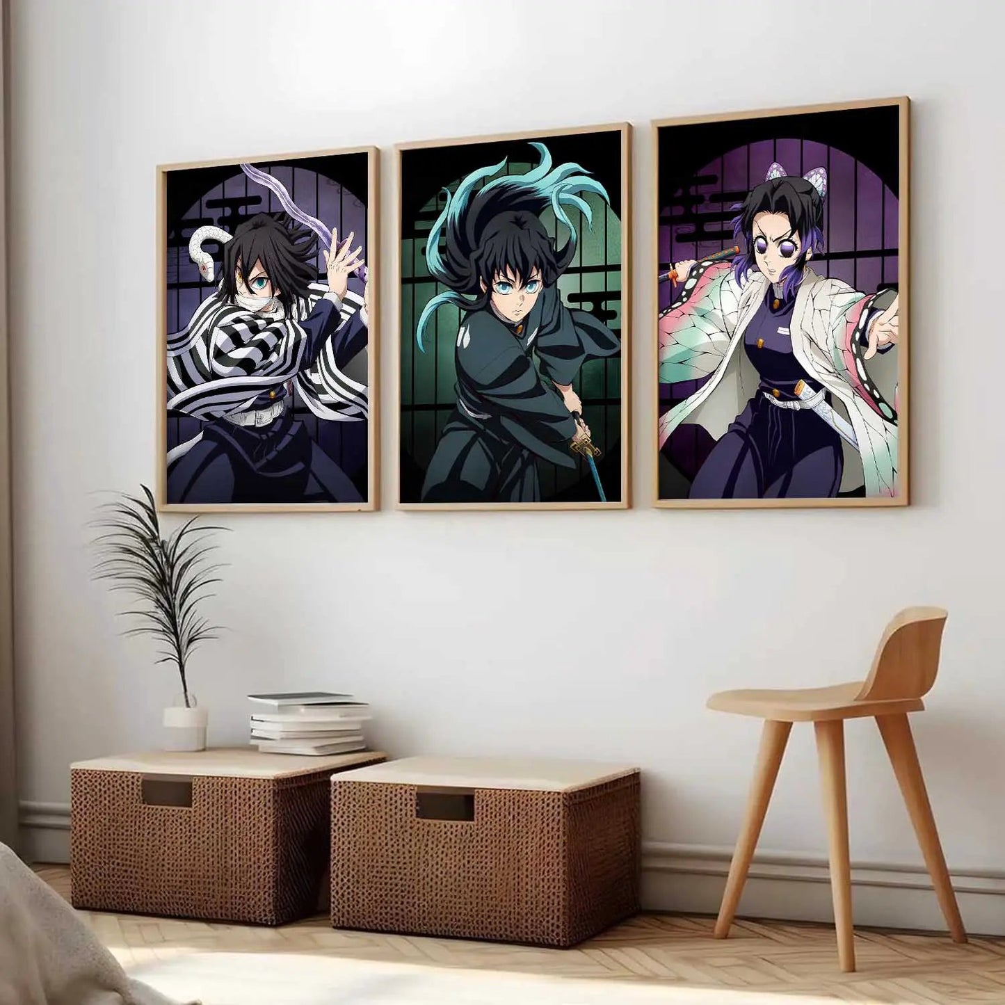 Japanese Anime Wall Art Paintings for Living Room Bedroom