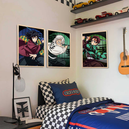 Japanese Anime Wall Art Paintings for Living Room Bedroom