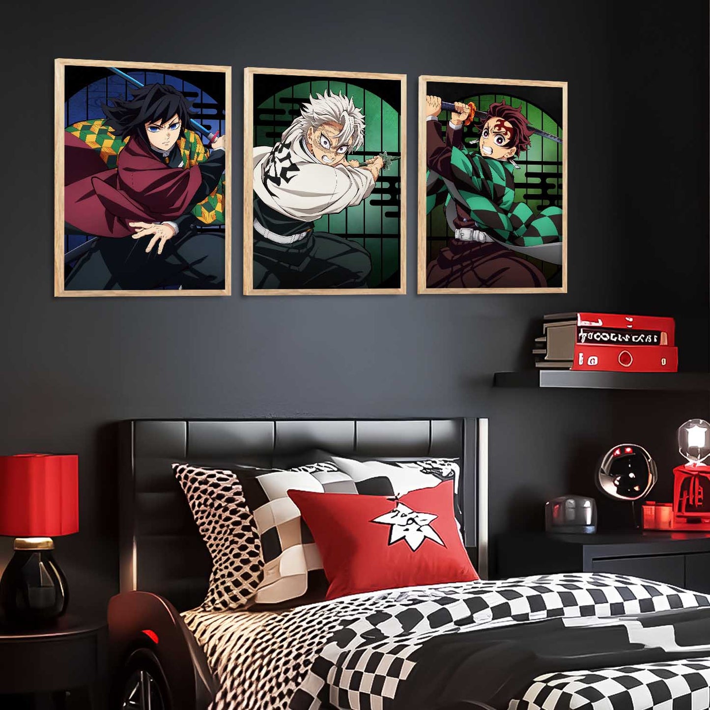 Japanese Anime Wall Art Paintings for Living Room Bedroom