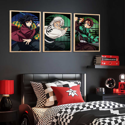 Japanese Anime Wall Art Paintings for Living Room Bedroom