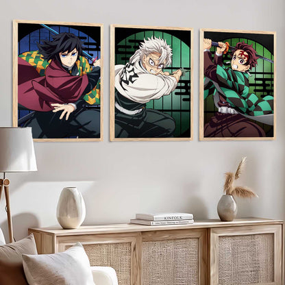 Japanese Anime Wall Art Paintings for Living Room Bedroom