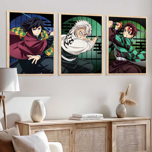Japanese Anime Wall Art Paintings for Living Room Bedroom