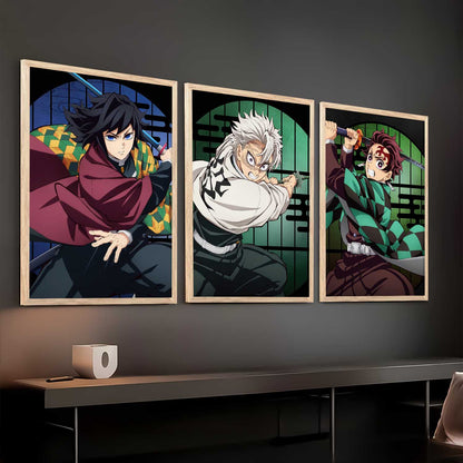 Japanese Anime Wall Art Paintings for Living Room Bedroom