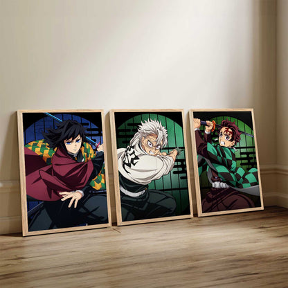 Japanese Anime Wall Art Paintings for Living Room Bedroom